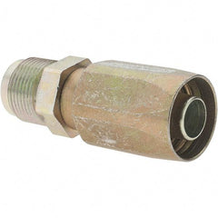 Parker - 2 Piece, 1-1/16-14, Reusable Hose Fitting - 5/8" Hose ID x 3/4" Hose OD - Makers Industrial Supply