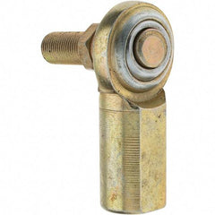 Value Collection - Female Spherical Rod End with Stud - 3/8-24, Steel with Steel Raceway - Makers Industrial Supply