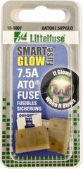 Value Collection - 7.5 Amp, Automotive Fuse - Brown, Littlefuse ATO07 - Makers Industrial Supply