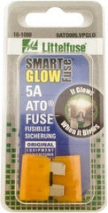 Value Collection - 5 Amp, Automotive Fuse - Tan, Littlefuse ATO005 - Makers Industrial Supply