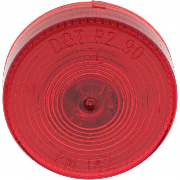 Value Collection - 2-1/2" Long, Clearance Side Marker Light Kit - Red - Makers Industrial Supply