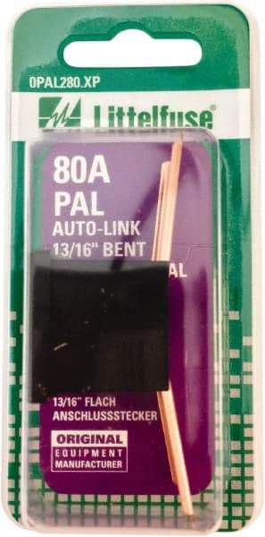 Value Collection - 80 Amp, Automotive Fuse - Black, Littlefuse PAL280 - Makers Industrial Supply