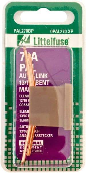 Value Collection - 70 Amp, Automotive Fuse - Brown, Littlefuse PAL270 - Makers Industrial Supply