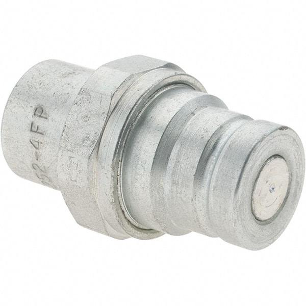 Parker - 1/4-18 NPSF Steel Hydraulic Hose Coupler - 5,000 psi, -4 Hose Size, 1/4" Hose Diam - Makers Industrial Supply