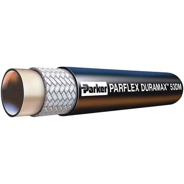 Parker - 1/2" ID x 0.89" OD, Thermoplastic Tube - 3000 psi, Black, 250' Long - Makers Industrial Supply