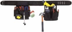 CLC - 29 to 46" Waist Apron - 20 Pocket, Black, Polyester - Makers Industrial Supply