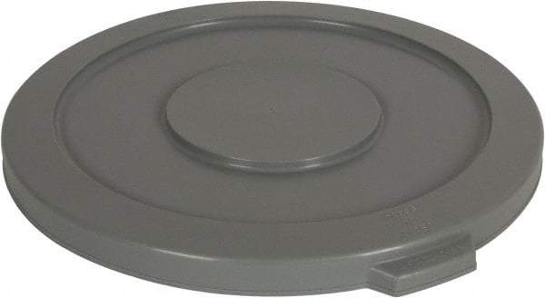 PRO-SOURCE - Round Lid for Use with 32 Gal Round Trash Cans - Gray, Plastic, For Huskee Trash Cans - Makers Industrial Supply