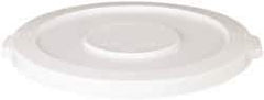 PRO-SOURCE - Round Lid for Use with 32 Gal Round Trash Cans - White, Plastic, For Huskee Trash Cans - Makers Industrial Supply