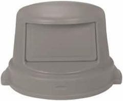 PRO-SOURCE - Dome Lid for Use with 32 Gal Trash Cans - Gray, Plastic, For Huskee Trash Cans - Makers Industrial Supply