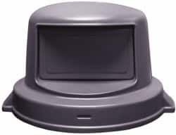 PRO-SOURCE - Dome Lid for Use with 55 Gal Trash Cans - Gray, Plastic, For Huskee Trash Cans - Makers Industrial Supply