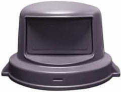 PRO-SOURCE - Dome Lid for Use with 55 Gal Trash Cans - Gray, Plastic, For Huskee Trash Cans - Makers Industrial Supply