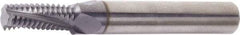 Vargus - 7/8-9 UN, 0.621" Cutting Diam, 4 Flute, Solid Carbide Helical Flute Thread Mill - Internal Thread, 1.444" LOC, 4.016" OAL, 5/8" Shank Diam - Makers Industrial Supply