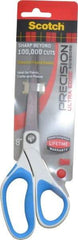 3M - 8" LOC, 8" OAL Stainless Steel Precision Ultra Edge Scissor - For Crafts - Makers Industrial Supply