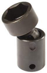 Proto - 3/8" Drive 5/8" Standard Universal Impact Socket - 6 Points, 2-3/32" OAL - Makers Industrial Supply