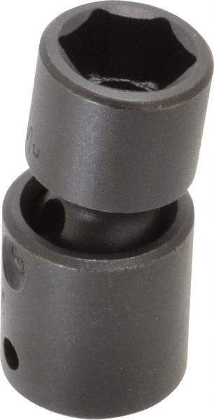 Proto - 1/2" Drive 19mm Standard Universal Impact Socket - 6 Points, 2-11/16" OAL - Makers Industrial Supply