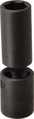 Proto - 1/2" Drive 5/8" Deep Universal Impact Socket - 6 Points, 3-19/32" OAL - Makers Industrial Supply