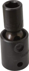 Proto - 1/2" Drive 7/16" Standard Universal Impact Socket - 6 Points, 2-19/32" OAL - Makers Industrial Supply