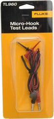 Fluke - Red/Black Electrical Test Equipment Leads Set - Use with All Models - Makers Industrial Supply