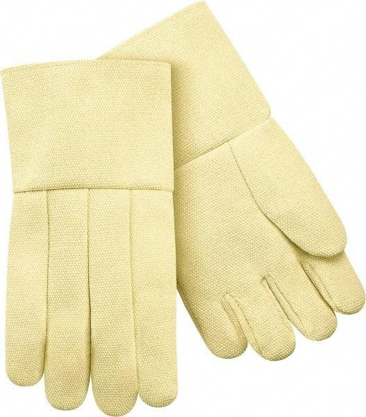 Steiner - Size Universal Wool Lined Aramid Fiberglass Blend Heat Resistant Glove - 14" OAL, Gauntlet Cuff - Makers Industrial Supply