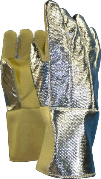 Steel Grip - Size Universal Wool Lined Aluminized Thermonol Welding Glove - Makers Industrial Supply