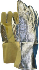 Steel Grip - Size Universal Wool Lined Aluminized Thermonol Welding Glove - Makers Industrial Supply