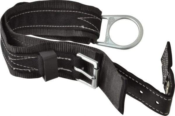 Miller - Size L, 39 to 47 Inch Waist, 3 Inch Wide, Single D Ring Style Body Belt - Nylon Webbing, Include Comfort Pad, Tongue Buckle Connection - Makers Industrial Supply