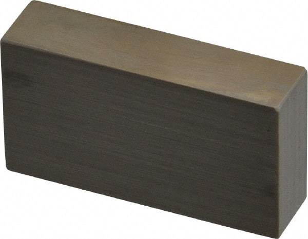 Mitutoyo - 0.75" Rectangular Steel Gage Block - Accuracy Grade 0, Includes Certificate of Inspection - Makers Industrial Supply