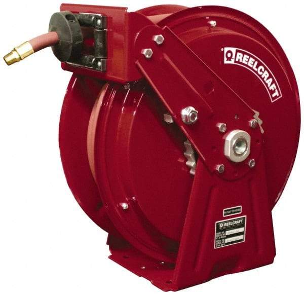 Reelcraft - 50' Spring Retractable Hose Reel - 4,800 psi, Hose Included - Makers Industrial Supply