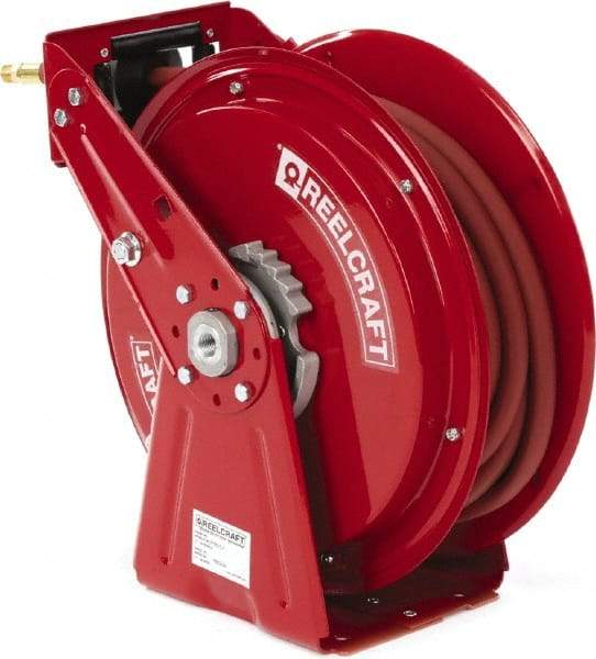 Reelcraft - 50' Spring Retractable Hose Reel - 300 psi, Hose Included - Makers Industrial Supply