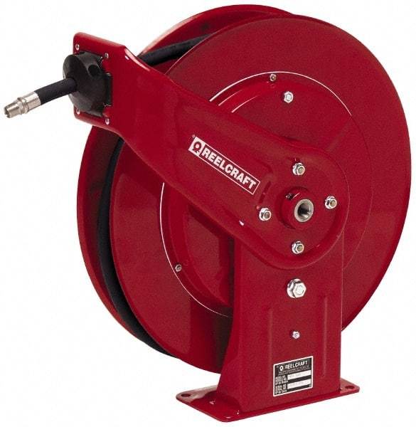 Reelcraft - 50' Spring Retractable Hose Reel - 4,800 psi, Hose Included - Makers Industrial Supply