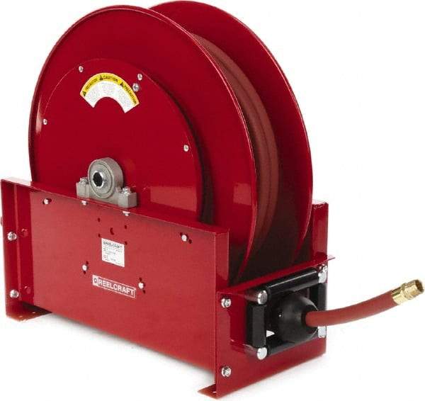 Reelcraft - 50' Spring Retractable Hose Reel - 250 psi, Hose Included - Makers Industrial Supply