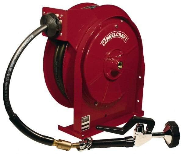 Reelcraft - 35' Spring Retractable Hose Reel - 250 psi, Hose Included - Makers Industrial Supply