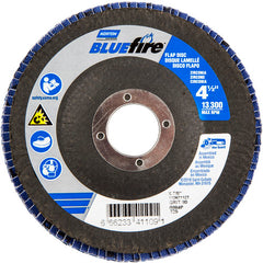 ‎4-1/2″ × 7/8″ 80 Grit Type 29 BlueFire Flap Disc - Makers Industrial Supply