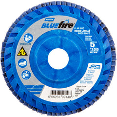 5 × 7/8″ BlueFire Plastic Flat Flap Disc Type 27 P36 Grit R884P Zirconia Alumina - Makers Industrial Supply