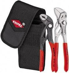 Knipex - 2 Piece Pipe Wrench & Water Pump Plier Set - Comes in Belt Pack - Makers Industrial Supply