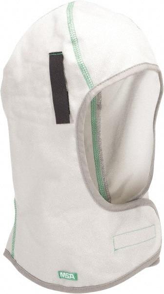 MSA - Universal Size, White/Gray/Green, Underneath Hard Hat Winter Liner - Long Neck Length, 1 Layer - Makers Industrial Supply