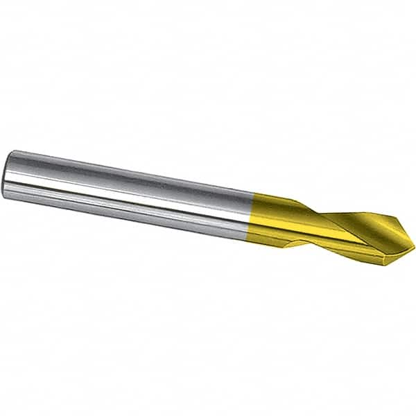 Magafor - 16mm Body Diam, 90°, 4-1/2" OAL, Cobalt Spotting Drill - Makers Industrial Supply