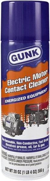 Gunk - Tetrachloroethylene Electrical Cleaner - 22 oz Aerosol Can - Makers Industrial Supply