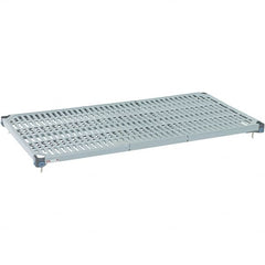 Metro - 42" Wide, 1-1/2" High, Open Shelving Shelf - Polymer, 18" Deep, Use with Metro Max Q - Makers Industrial Supply