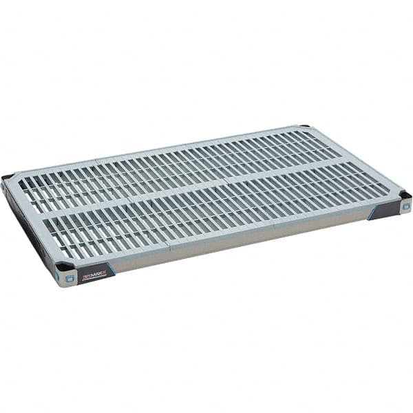 Metro - 42" Wide, 1-1/2" High, Open Shelving Shelf - Polymer, 24" Deep, Use with Metro Max I - Makers Industrial Supply