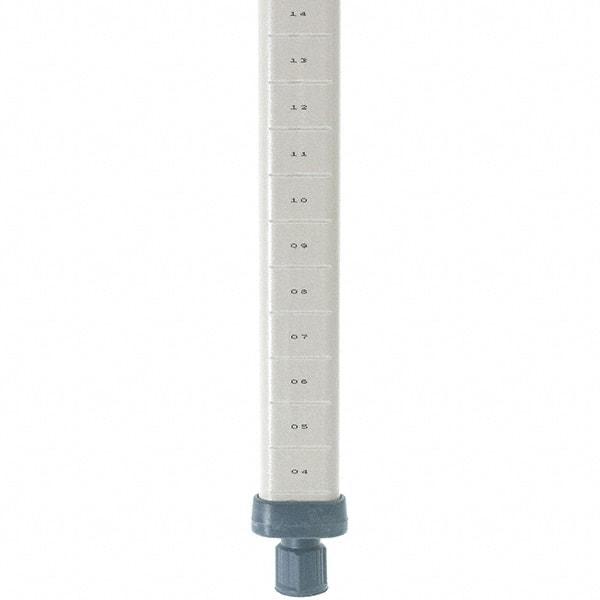 Metro - 54" High, Open Shelving Post - Polymer, Use with Metro Max I Shelving - Makers Industrial Supply