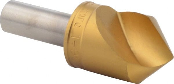 M.A. Ford - 1" Head Diam, 1/2" Shank Diam, 1 Flute 90° High Speed Steel Countersink - Makers Industrial Supply