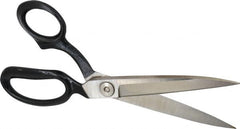 Wiss - 5" LOC, 10-3/8" OAL Inlaid Heavy Duty Shears - Left Hand, Offset Handle, For Composite Materials, Fabrics, Upholstery - Makers Industrial Supply