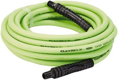 Legacy - 1/4" ID x 0.46" OD 25' Long Multipurpose Air Hose - MNPT x MNPT Ends, 300 Working psi, 140°, 1/4" Fitting, Green - Makers Industrial Supply