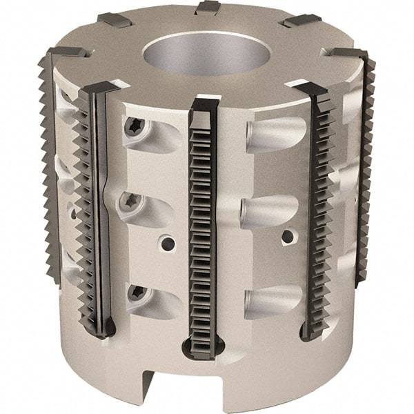 Vargus - 1.929" Cut Diam, 7.874" Max Depth of Cut, 3/4" Arbor Hole Diam, Internal/External Indexable Thread Mill - Insert Style 40L, 7 Inserts, Toolholder Style RTMC-D, 1.97" OAL - Makers Industrial Supply