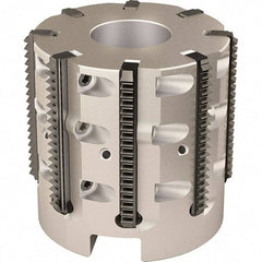 Vargus - 1.93" Cut Diam, 7.874" Max Depth of Cut, 3/4" Arbor Hole Diam, Internal/External Indexable Thread Mill - Insert Style 40L, 7 Inserts, Toolholder Style RTMNC-D, 1.97" OAL - Makers Industrial Supply