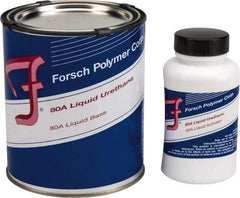 Forsch Polymer Corp - 1 Lb Kit Tan Polyurethane Castable Rubber - 100°F Max Operating Temp, 30 min Tack Free Dry Time, 24 hr Full Cure Time, Series URS 5180 - Makers Industrial Supply