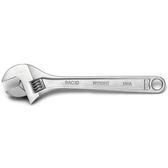 Wright Tool & Forge - Adjustable Wrenches; Wrench Type: Adjustable ; Wrench Size (Inch): 18.0000 ; Jaw Capacity (Inch): 2-1/8 ; Material: Steel ; Finish/Coating: Chrome ; Overall Length (Inch): 18 - Exact Industrial Supply