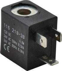 ARO/Ingersoll-Rand - 12 DC Volt, Din Connection Coil Lead Length, Class F, Solenoid Coil - 4.8 Watt, NEMA 4 Enclosure, Use with ARO Solenoid Valve - Makers Industrial Supply