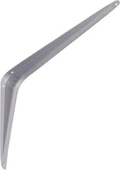 National Mfg. - 100 Lb Capacity, Gray Shelf Brackets - 12" Long x 14" High x 1.9" Wide - Makers Industrial Supply